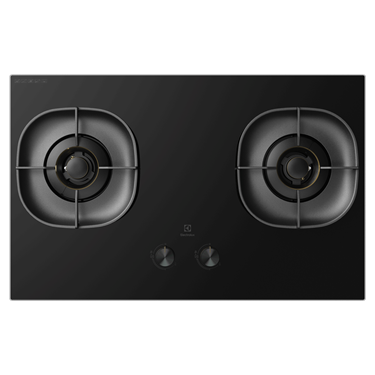 80cm UltimateTaste 500 built-in gas hob with 2 cooking zones